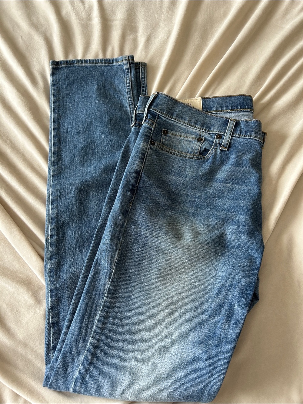 Hollister Light-Mid Wash Skinny Jeans